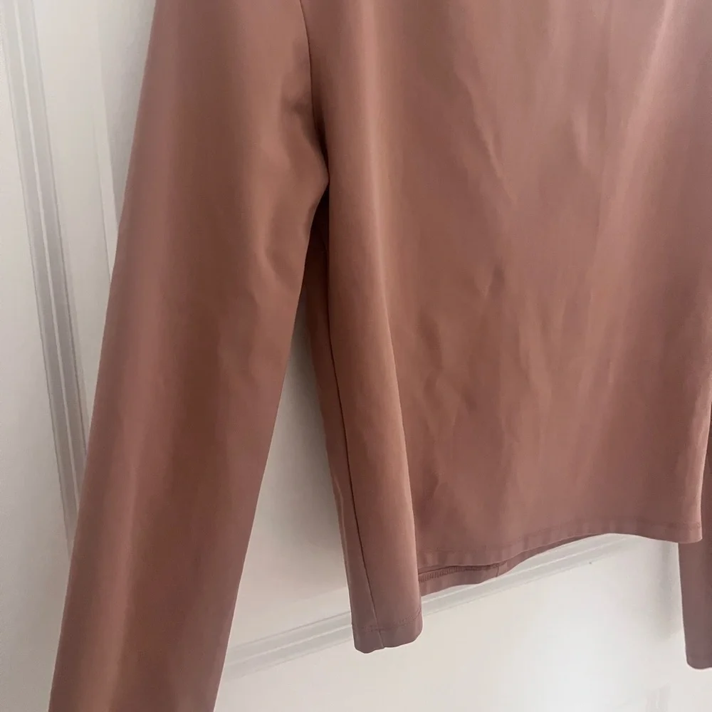Zara Tan Long Sleeve Women's Top Size Large - Picture 4 of 7